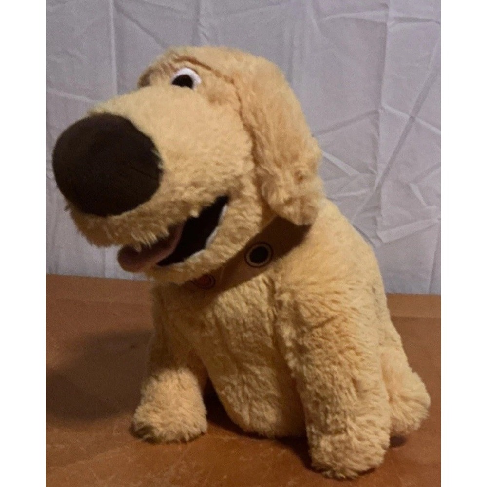Disney Parks Dug Dog Plush 10" From The Movie Up With Collar On